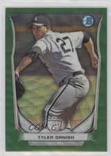 2014 Bowman Prospects Chrome Green Wave Refractor 19/25 Tyler Danish #BCP54 1u6