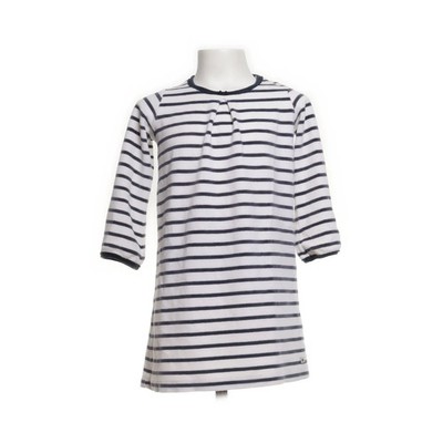 Petit Bateau, Kleid, Größe: 80, Weiß/Blau, Baumwolle/Polyester, Streifen #bpP
