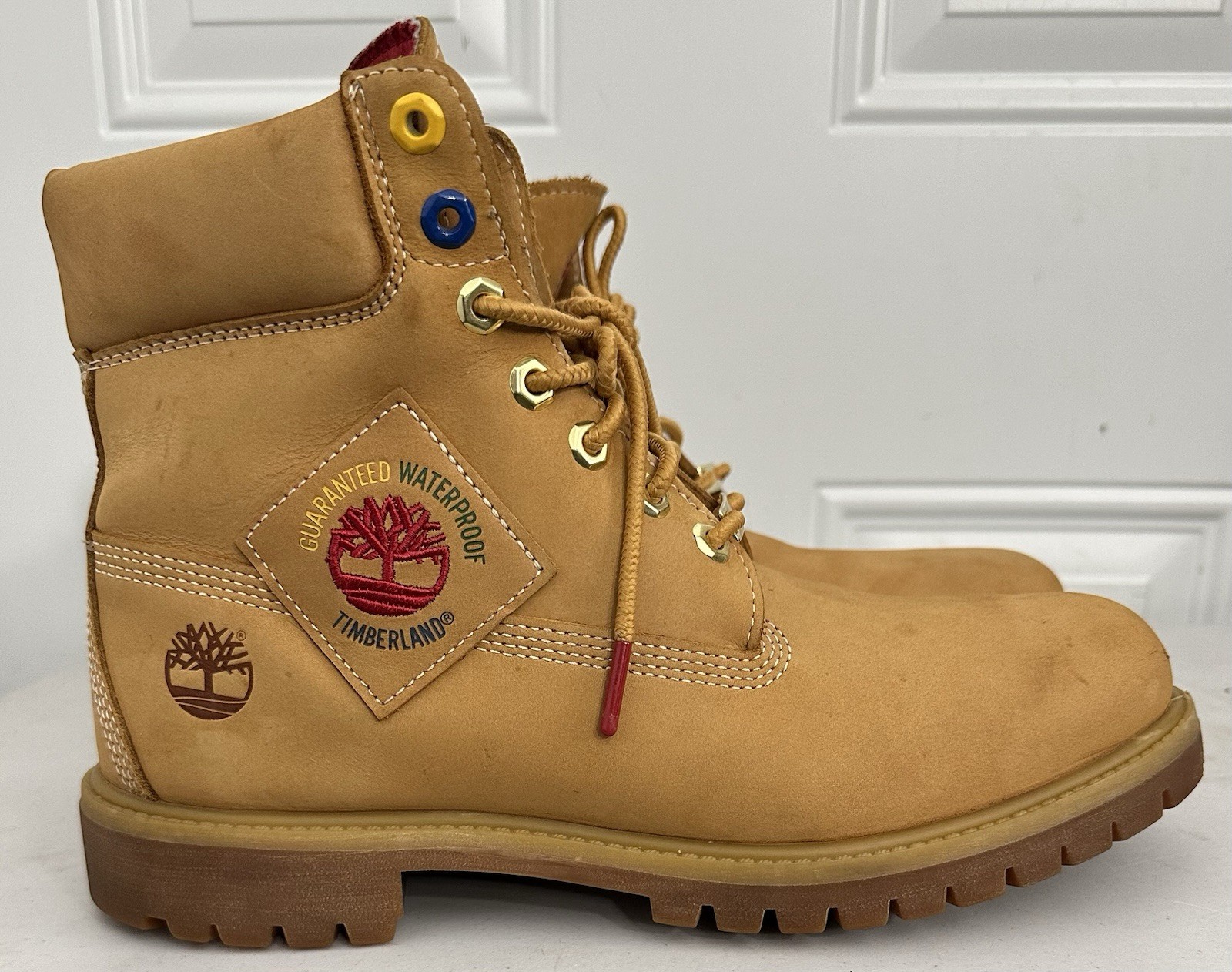Timberland 6 Inch Waterproof Boot “ Patch Pack - Wheat Men’s Size 10