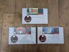 THINKGEEK Super Mario World, Legend Of Zelda, Super Metroid SNES Shirt NEW