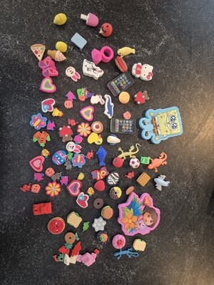 Viacom Collectible Erasers SpongeBob Dora Hello Kitty 2013 Multicolor Lot