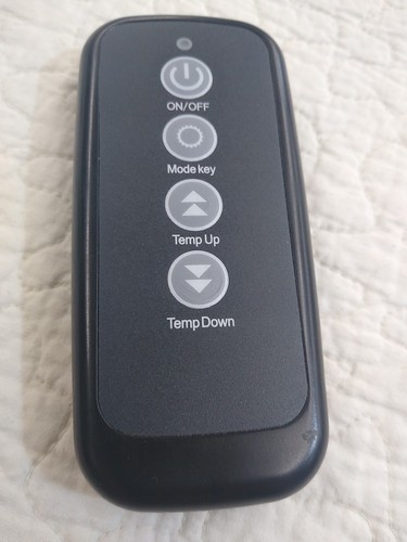 Black Cooling Room Air Conditioner Fan Remote Control