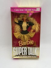 Super Talk! Barbie Vintage 1994 Mattel #12290 digo más de 100.000 cosas