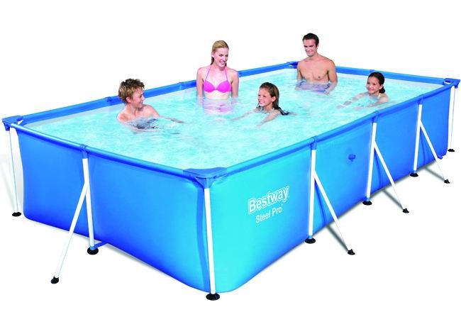 PISCINA BESTWAY STEEL-PRO 56405 RETTANGOLARE 400X211X81