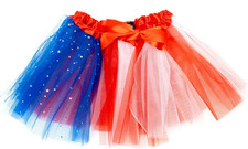 American Flag Tutu Skirt for Women - Adult Tutus - Fourth of July - Running Cost