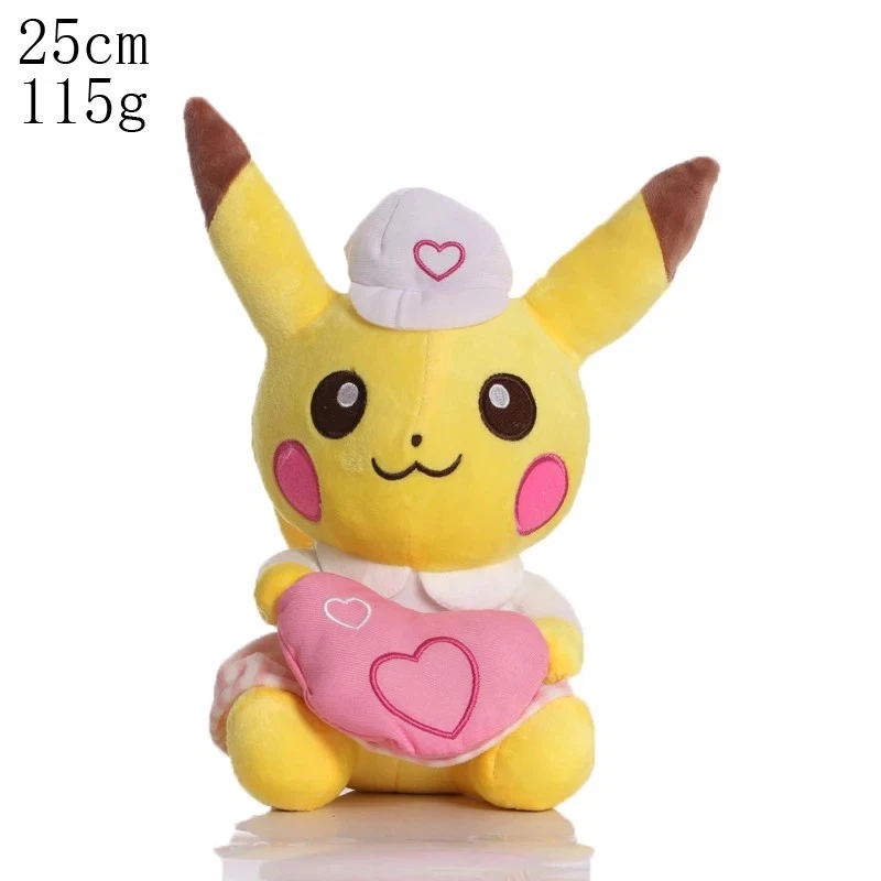 Lindo Juguete de Peluche Pikachu Pokemon Charmander Squirtle Bulbasaur Muñeca de Peluche Eevee Foto 2 de 4