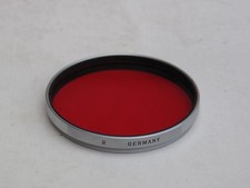 Leica E58 red filter for 50/1 Noctilux lens, US SELLER "LQQK"