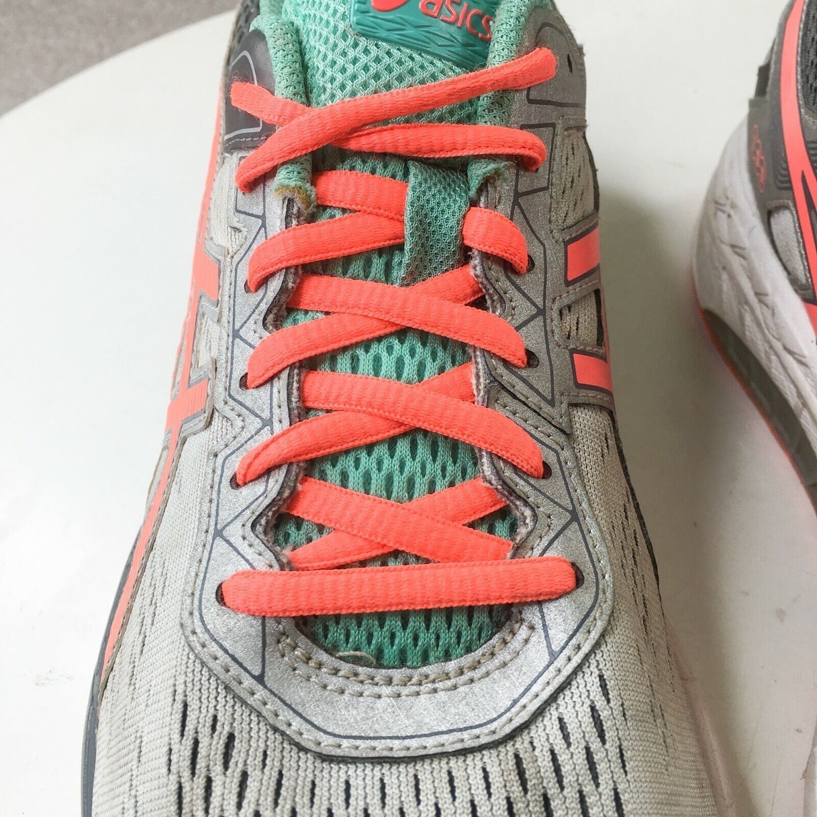 ASICS Gel-Fortitude 7 Women Size 9 Grey Orange Teal Running Shoes Sneaker T5G7N thumbnail 10