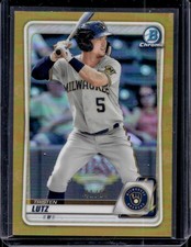 Tristen Lutz 2020 Bowman Chrome #BD-68 Gold Refractor /50