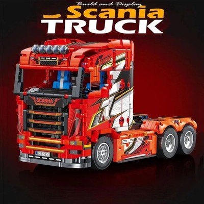 Technic JJ9070 LKW MOC Set | 1708PCS Traktor Block Spielzeug für Sammler & Geschenke
