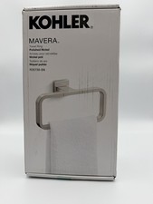 Kohler R35739-BN Mavera Towel Ring, Brushed Nickel