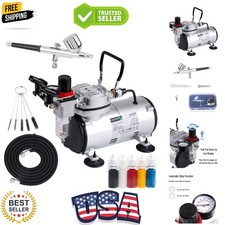 Professional-Grade Airbrush Kit with Quiet Compressor for Makeup and Body Art