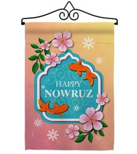 International Nowruz Day Dorm Decor Banner Wall Art Flag Pole Patio Lawn Gard...