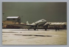 Air Atlantique Douglas Dakota Postcard Coventry Airport Airline Aviation