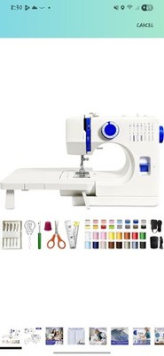 StitchMaster Pro Sewing Machine - Twin/Double Needle Compatible, 14 Stitches