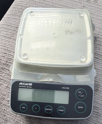 Acculab VICON VIC-511 Top Loading Balance 510g 0.1g w/ Draft Shield Adapter
