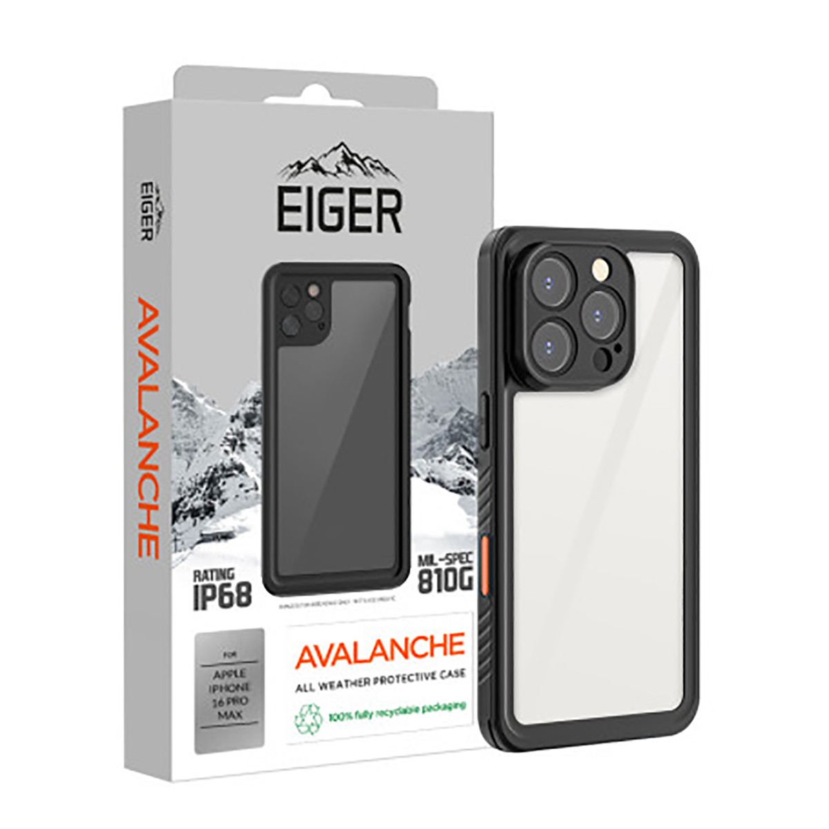 Coque antichoc iPhone 16 Pro Max blindage 360 transparent et robuste - 4