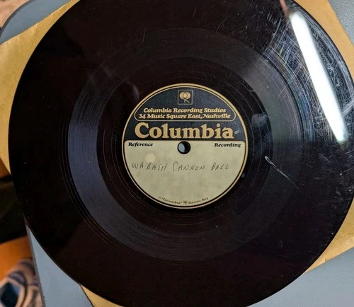 Johnny Cash June Carter –Columbia Studio Ref Lacquer In Studio-Wayworn Traveler image 3
