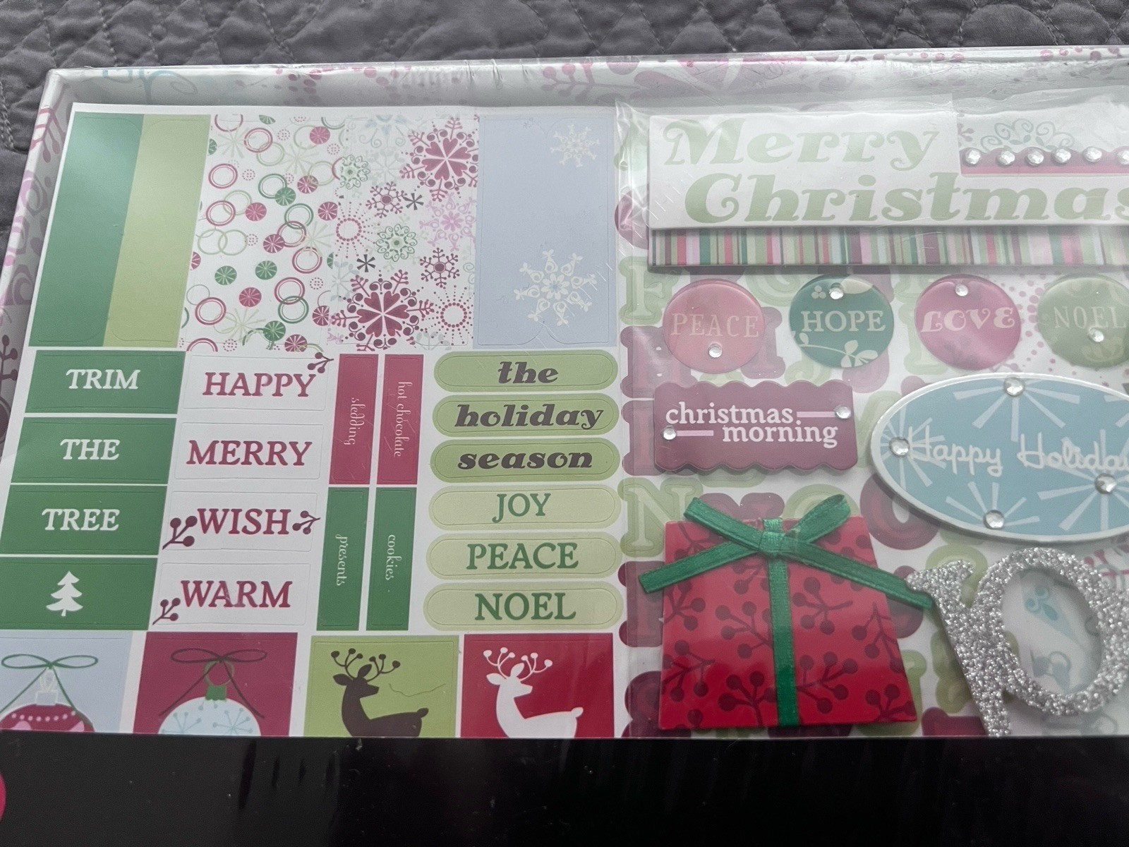 Vintage 2008 Me&My Big Ideas Christmas Scrapbook Album Kit New Sealed