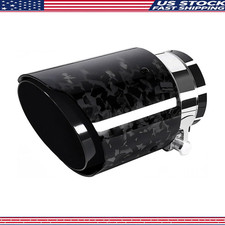 Forged Stainless Steel Exhaust Tip 3-inch Inlet 4-inch Outlet Glossy Black