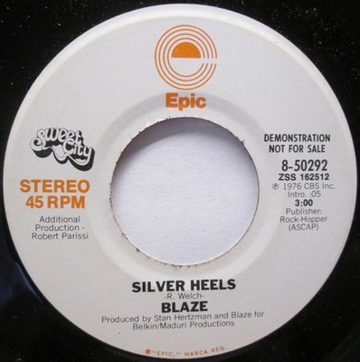 Blaze  - Silver Heels (7'', Mono, Promo)