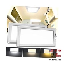 RV Lights Interior,3 Color RV LED Super Bright Fixture,12V RV 2 Pack Pure White