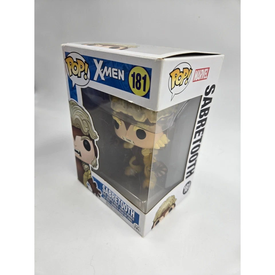 Funko Pop X Men Marvel 181 Sabertooth Vinyl Bobble Head Figure New Boxed Foto 2 de 4