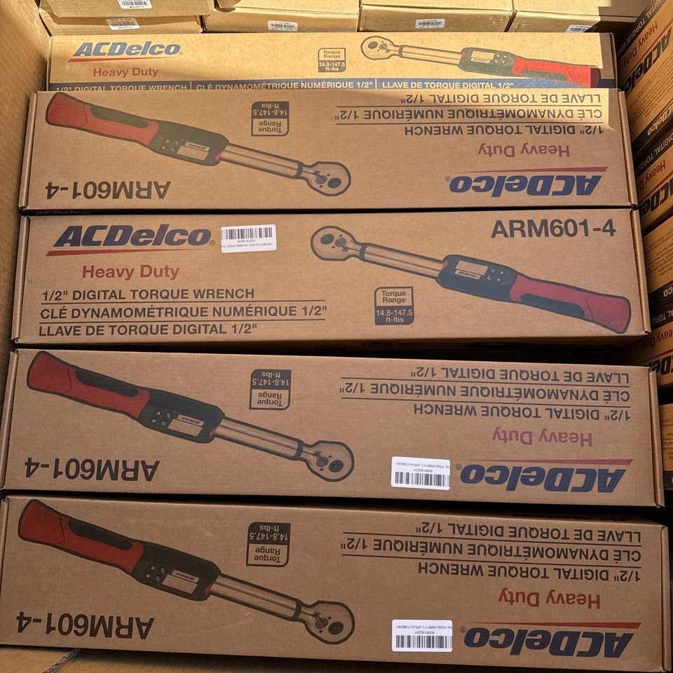 ACDelco ARM601-4 1/2" (14.8 to 147.5 ft-lbs.) Heavy Duty Digital Torque Wrench - Image 2 of 2