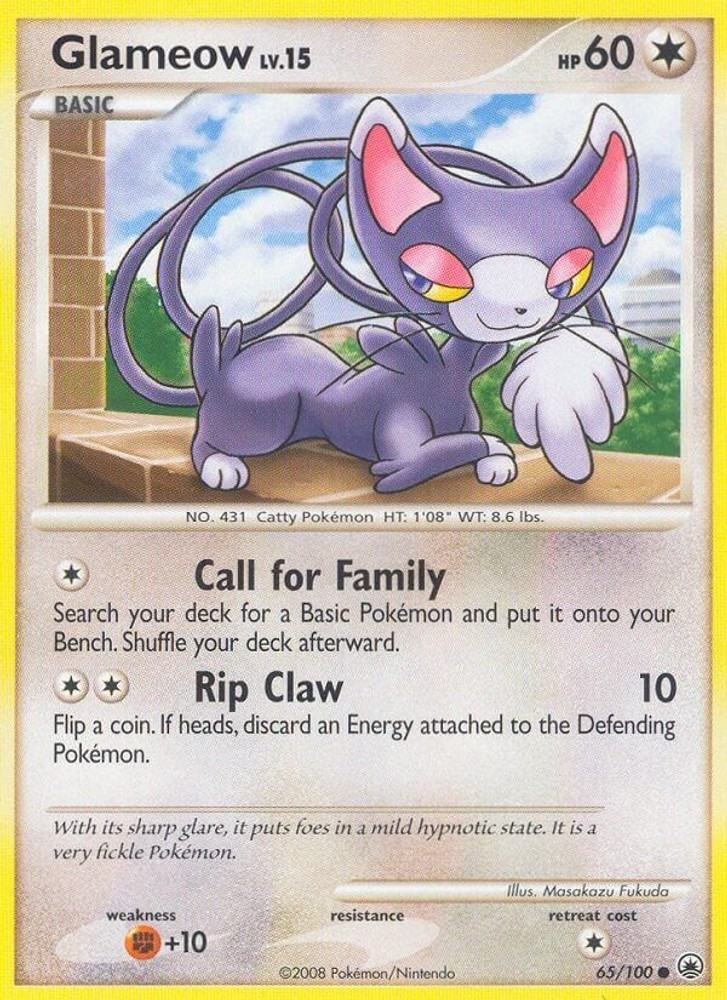Glameow Majestic Dawn 65/100 LP Pokemon