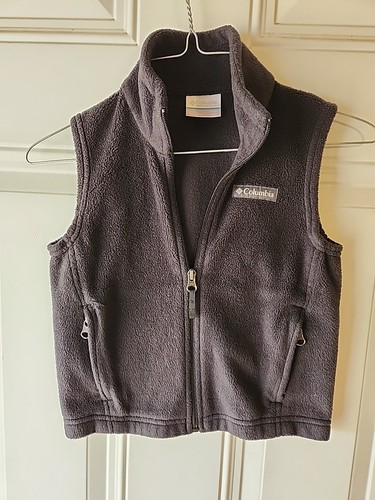 Columbia Youth XXS Vest Black Full Zip Lightweight Dress Up Outdoor 4/5 T