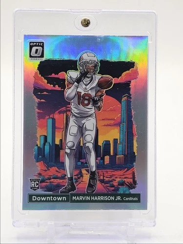 MARVIN HARRISON JR. 2024 DONRUSS OPTIC DOWNTOWN ROOKIE PRIZM SSP RC Q4641