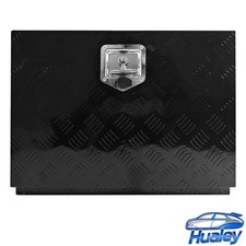 Black Underbody Aluminum Tool Box 24x18x17 For Pickup Truck Trailer Use