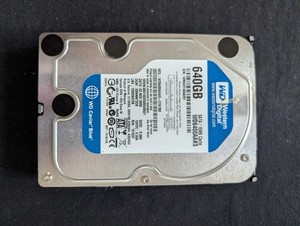 WD Caviar Blue 640GB 3.5" Hard Drive HDD 7200 RPM SATA 3Gb/s (WD6400AAKS)