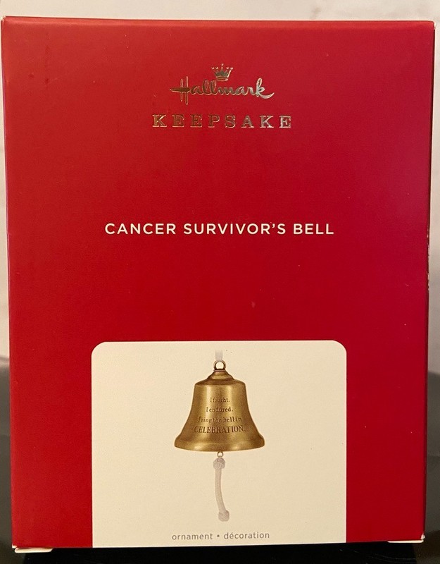 2021 Hallmark *Cancer Survivor's Bell* Keepsake Ornament ~Metal~