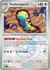 DUDUNSPARCE 080/131 PRISMATIC EVOLUTIONS POKEMON (POKE BALL HOLO, NM)