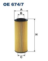 Filtron OE 674/7 ÖLfilter Einsatz FüR Hyundai, KIA