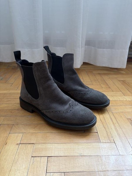 Women Florsheim Boots Grey Suede 39