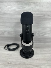 Blue Yeti Blackout USB Condenser Microphone Podcast Streaming Gaming Singing