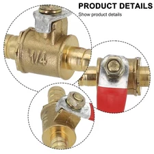 Superior Sealing Performance In Line Fuel Tap Brass 8mm 516IN for Lawn Mowers