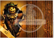 Busted Scarecrow | A3 Rice Paper | Paper for Decoupage | Decoupage Central