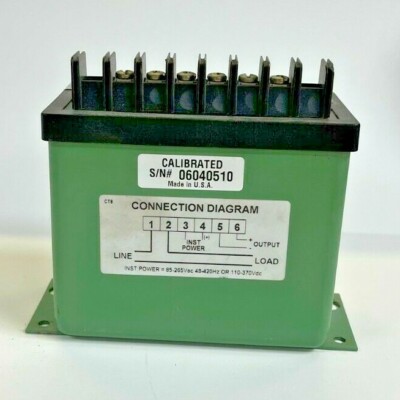 CURRENT TRANSDUCER CT8-007D INPUT : 0-1.5AAC OUTPUT: 0-10VDC