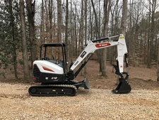 BOBCAT E42 E45 E50 HYDRAULIC MINI EXCAVATOR THUMB PIN ON GRAPPLE CLAMP CLAW KIT