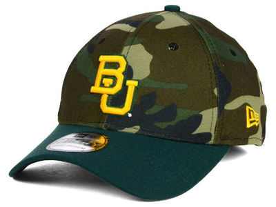 Baylor Bears New Era Camo Stretch Flex Fit Hat S/M Nike Men main image 4