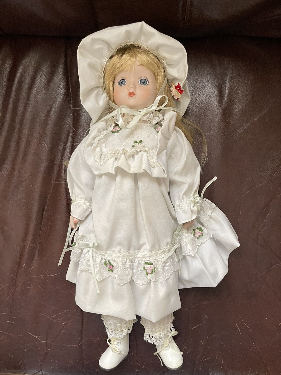 Vintage Porcelain Doll 18” | eBay