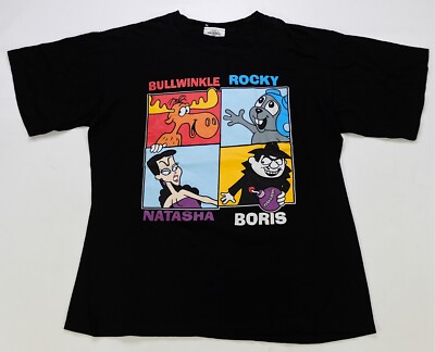 90s Rocky and Bullwinkle Tシャツ XL s-l400.jpg
