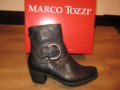 Ankle Boots Marco Tozzi Stiefel Rot Biker Boots Stiefel Mustang