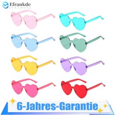 8 Paar Herz Party Brillen Herzbrille Retro Party Sonnenbrille Geburtstagsfeier