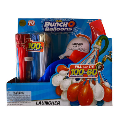 Zuru Bunch O Balloons 100 Water Balloons with Launcher Party Game As Seen On TV
