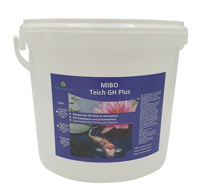 (6,98 /kg) MIBO GH Plus 5.000g Härtegradregulierer Garten Teich Wasserhärte