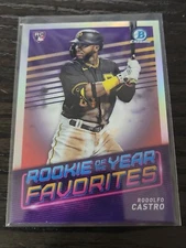 2022 Bowman Chrome Rookie of the Year Favorites #ROYF12 Rodolfo Castro Refractor
